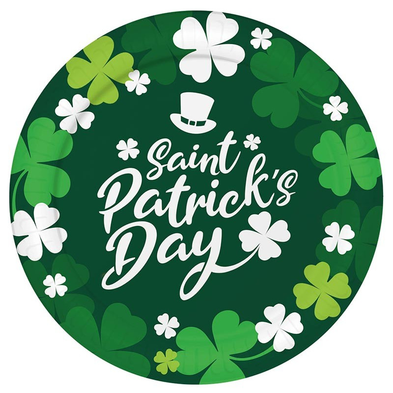 Assiette Saint-Patrick en carton Assiette Saint-Patrick en carton