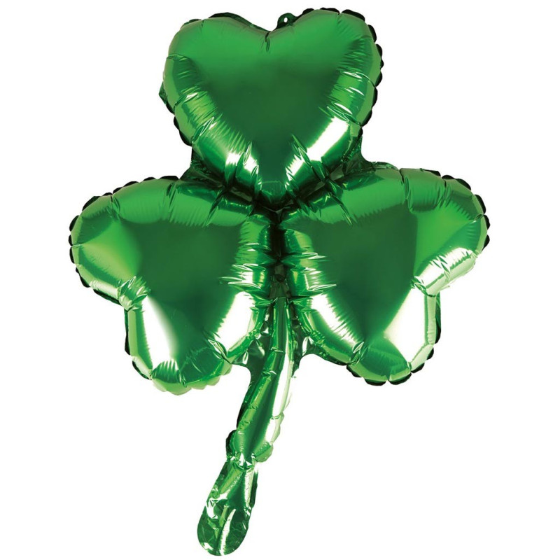 Ballon Saint-Patrick trèfle vert