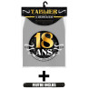 Tablier dédicace anniversaire 18 ans