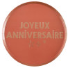 Assiette terracotta anniversaire