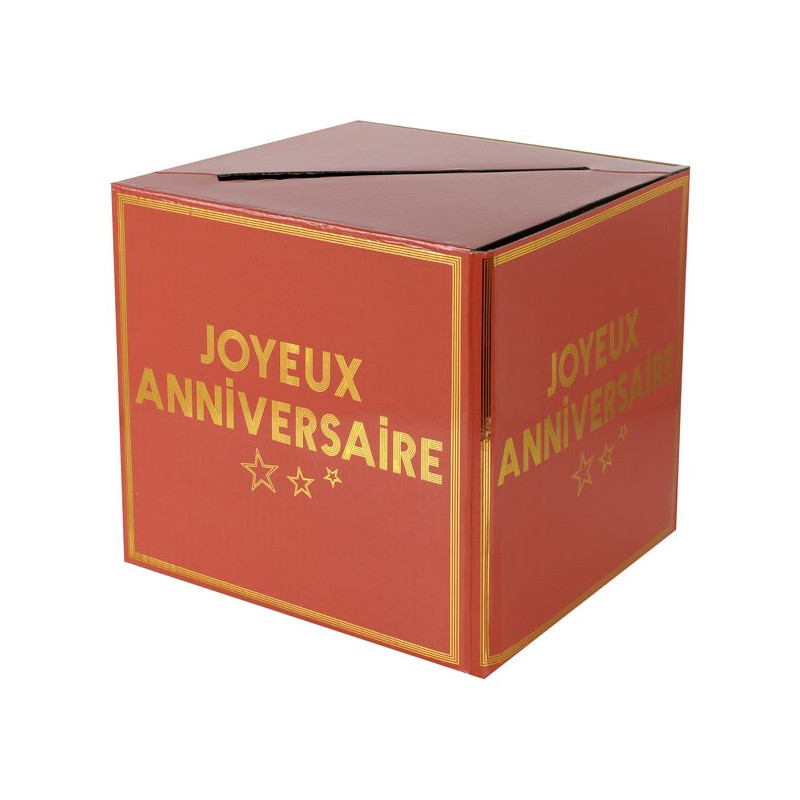 Urne joyeux anniversaire terracotta