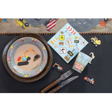 Déco anniversaire chantier de table Déco anniversaire chantier de table