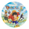 Assiette One Piece anniversaire en carton