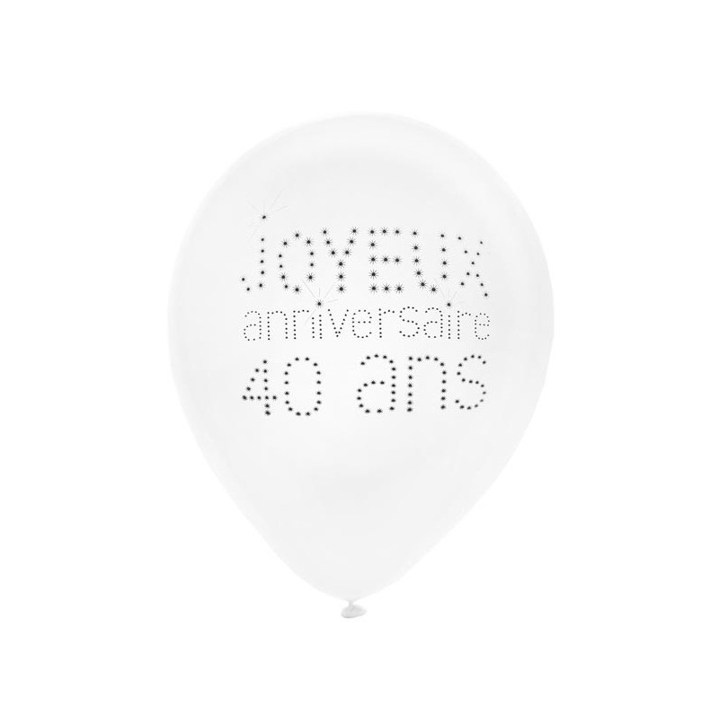 Ballon pour anniversaire 40 ans