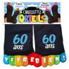 Chaussettes 60 ans orteils anniversaire