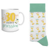 Mug 30 ans femme avec chaussettes cadeau d'anniversaire