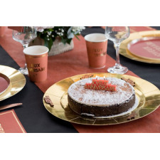 Table anniversaire terracotta
