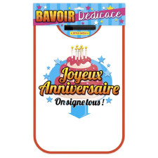 Bavoir anniversaire