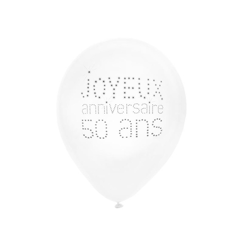 Ballons joyeux anniversaire 50 ans