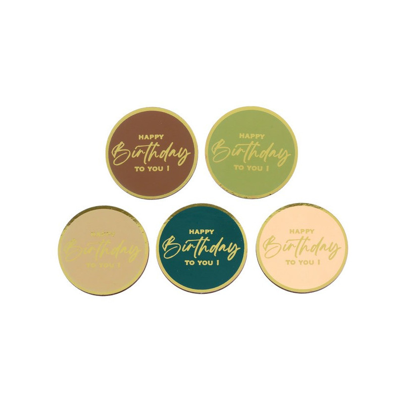 Confettis Happy Birthday de table