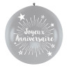 Ballon géant anniversaire argent