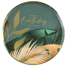Assiette jungle anniversaire