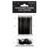 Bougie d'anniversaire noires Bougie d'anniversaire noires