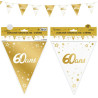 Guirlande anniversaire 60 ans or