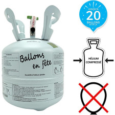 Bonbonne hélium 20 ballons