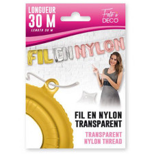 Fil nylon transparent pour ballons