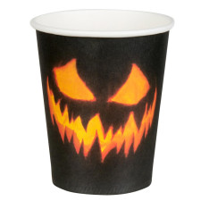 Gobelet citrouille Halloween biodégradable