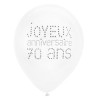 Ballons pour décoration d'anniversaire 70 ans Ballons pour décoration d'anniversaire 70 ans