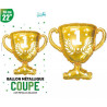 Ballon trophée coupe des champions couleur or Ballon trophée coupe des champions couleur or