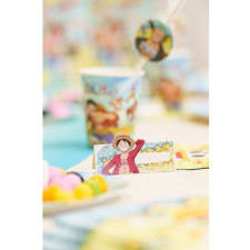 Marque-place Luffy One Piece en carton pour anniversaire