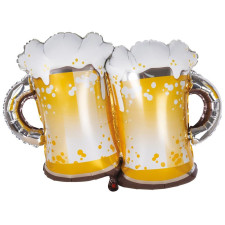 Ballon bière mylar hélium