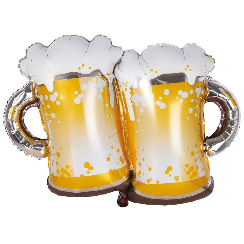 Ballon bière mylar hélium