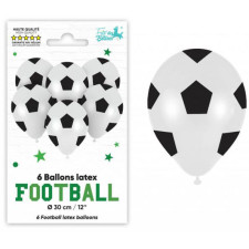 Ballon d'anniversaire foot en latex à gonfler