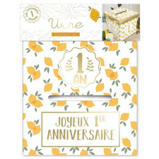 Tirelire anniversaire 1 an