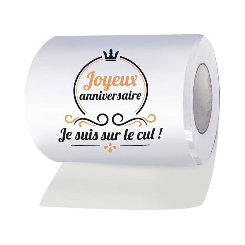 Papier toilette anniversaire