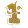 Bougie anniversaire 1 an