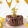 Gâteau d'anniversaire 1 an avec bougie