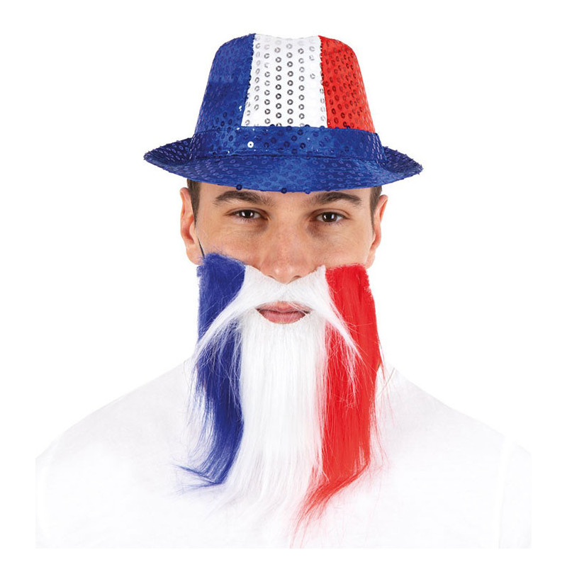 Barbe bleu blanc rouge France