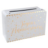 Urne anniversaire rectangulaire en carton Urne anniversaire rectangulaire en carton