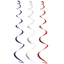 Décorations à suspendre bleu blanc rouge