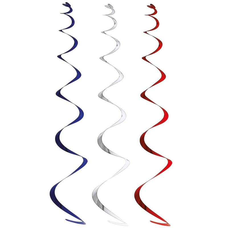 Décorations à suspendre bleu blanc rouge