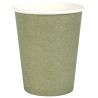 Gobelet en carton vert sauge