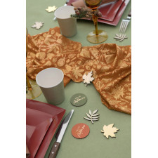 Décoration de table vert sauge