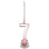 bougie 7 led pour gâteau d'anniversaire