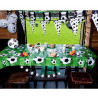 Déco de table d'anniversaire sur le thème du football