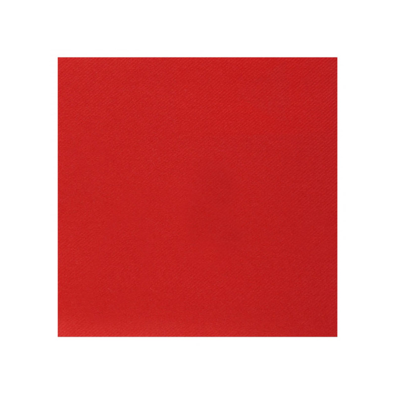 Serviette airlaid rouge jetable