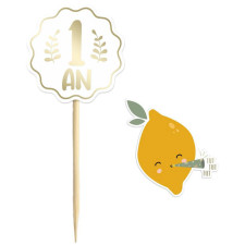 Pic anniversaire 1 an avec confettis