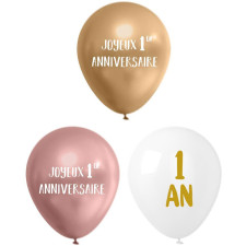Ballon anniversaire 1 an