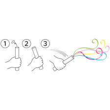 Comment utiliser un canon serpentins manuel