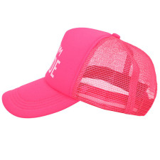 Casquette rose fluo team bride pour EVJF