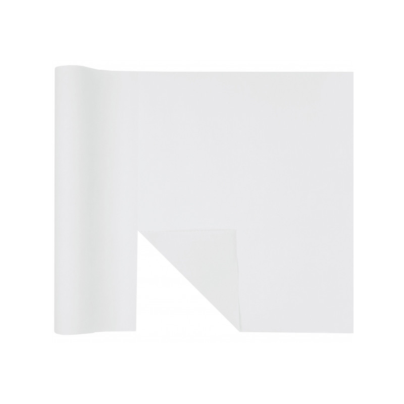 Chemin de table blanc jetable Chemin de table blanc jetable