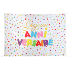 Toile de fond anniversaire multicolore