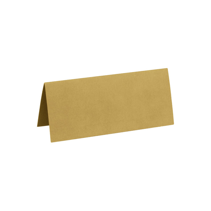 Marque-place or en carton