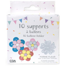 Supports de ballons en forme de fleur