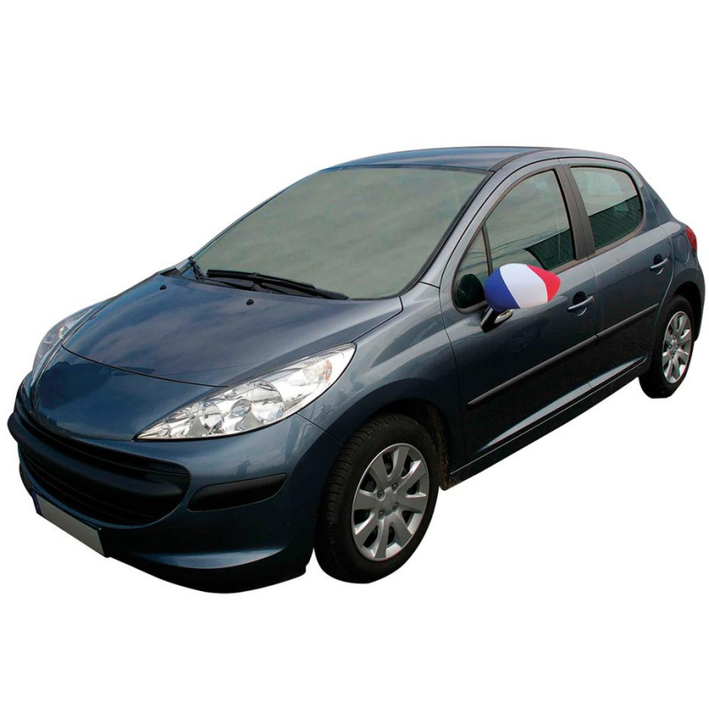 Housse rétroviseur France bleu blanc rouge