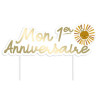 Top gâteau premier anniversaire pour décoration